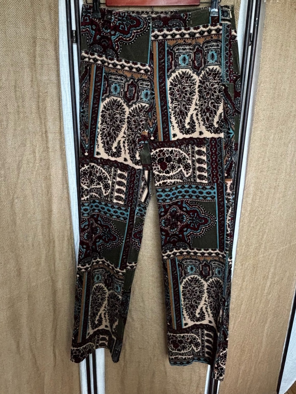Harold's Multicolor Bohemian Corduroy Trousers - Picture 2 of 11